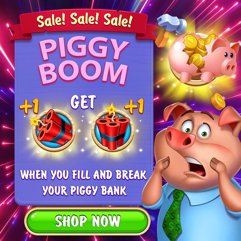 Word Farm Scapes Piggy Boom Sale