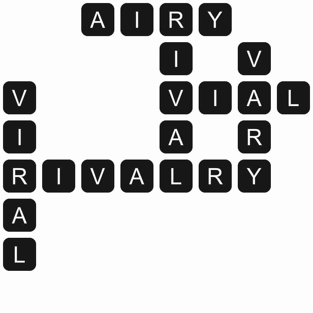 Wordscapes level 1613 answers