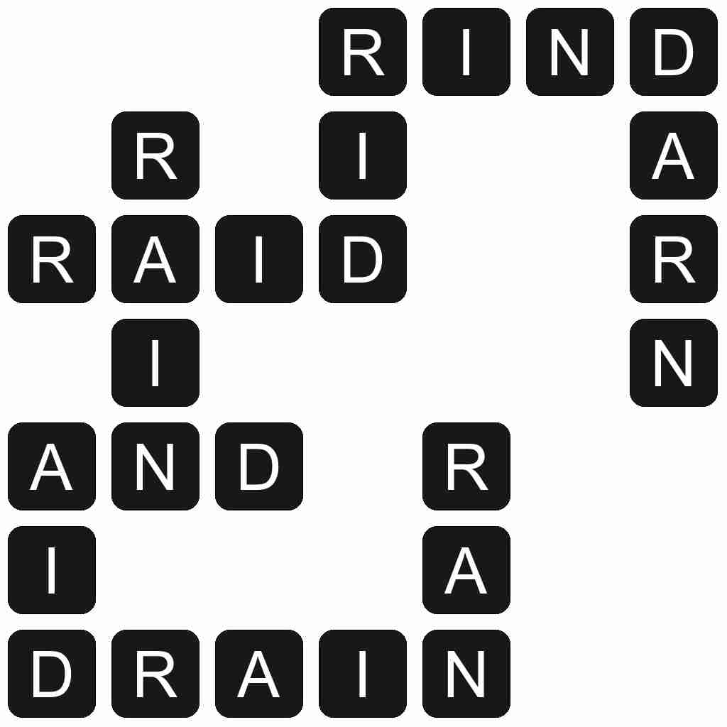 Wordscapes level 43 answers