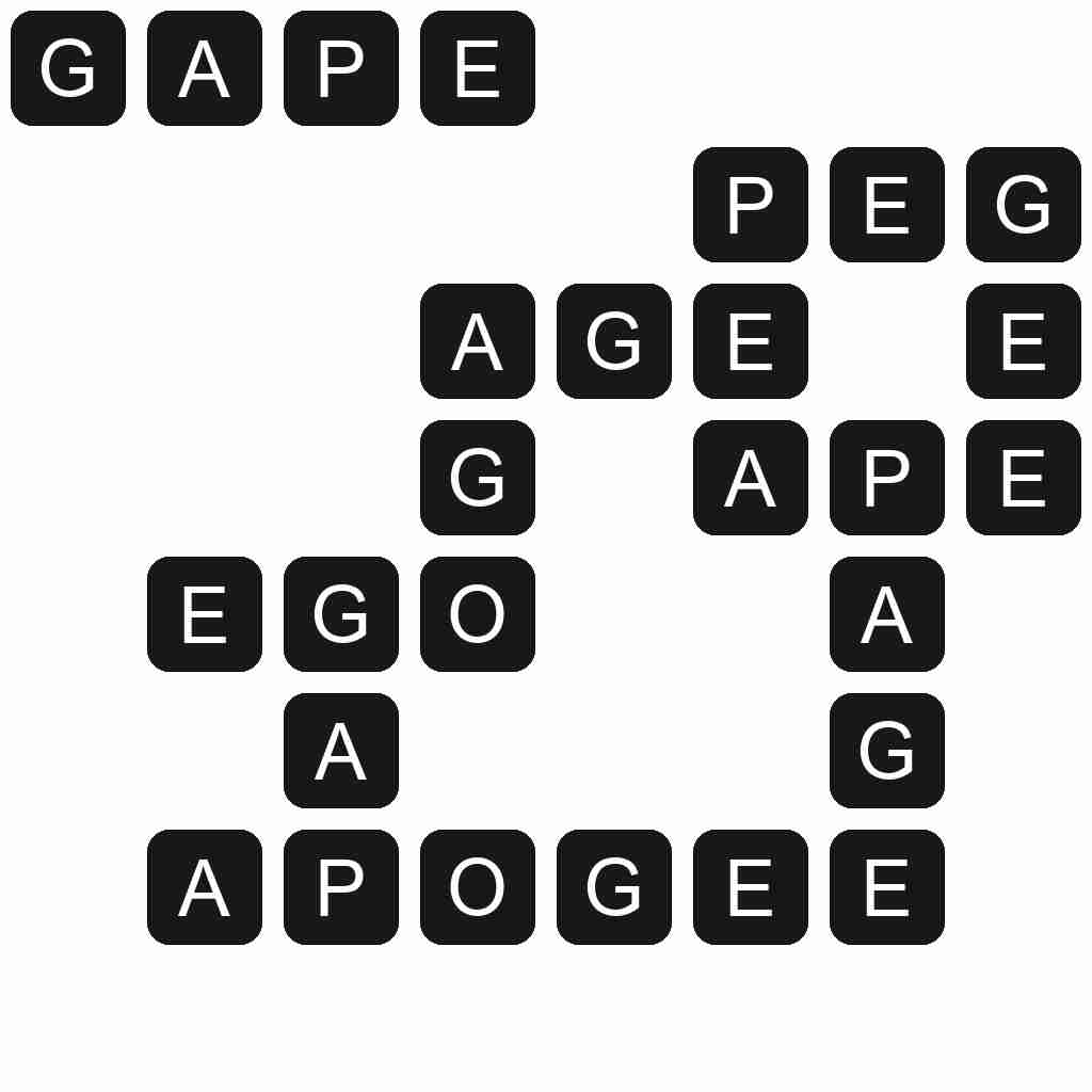 Wordscapes level 4581 answers